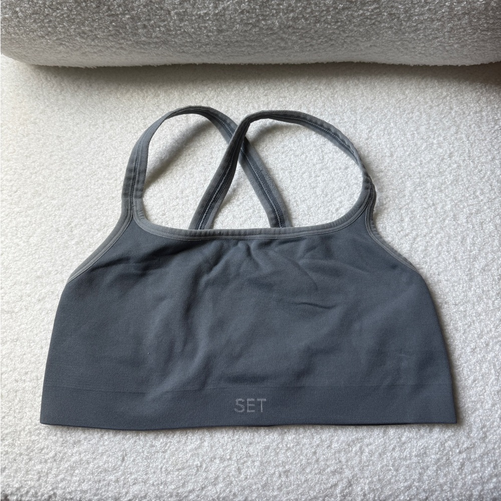 SET Active SCULPTFLEX Box X Bra (Color: Slate)